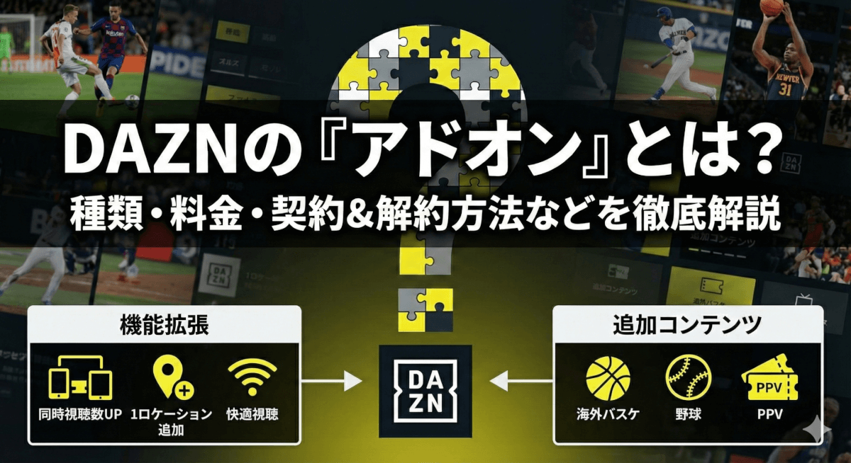 DANZのアドオンとは？アドンの料金や契約＆解約方法を徹底解説